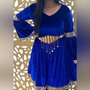 Blue Coture Afghani Clothes